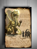 Flight of all 5 METALLIC Dragons, Pack of all 5 of my Metallic Dragons