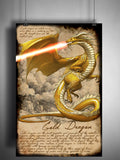 Flight of all 5 METALLIC Dragons, Pack of all 5 of my Metallic Dragons