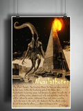 Nyarlathotep, Lovecraftian eldritch horror series, creepy horror artwork, myths and monsters bestiary, cryptid artwork