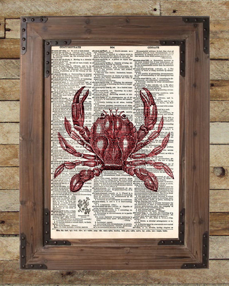 Nautical Crab Art