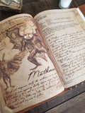 Myths Monsters and Cryptids book, Leather monster hunters journal ...