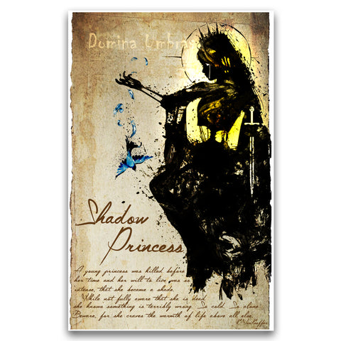 Shadow Princess, dark fantasy art, Angels Demons, Myths and Monsters