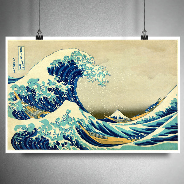 The great wave off Kanagawa, the great wave art print, japanese artwork, japanese wall decor